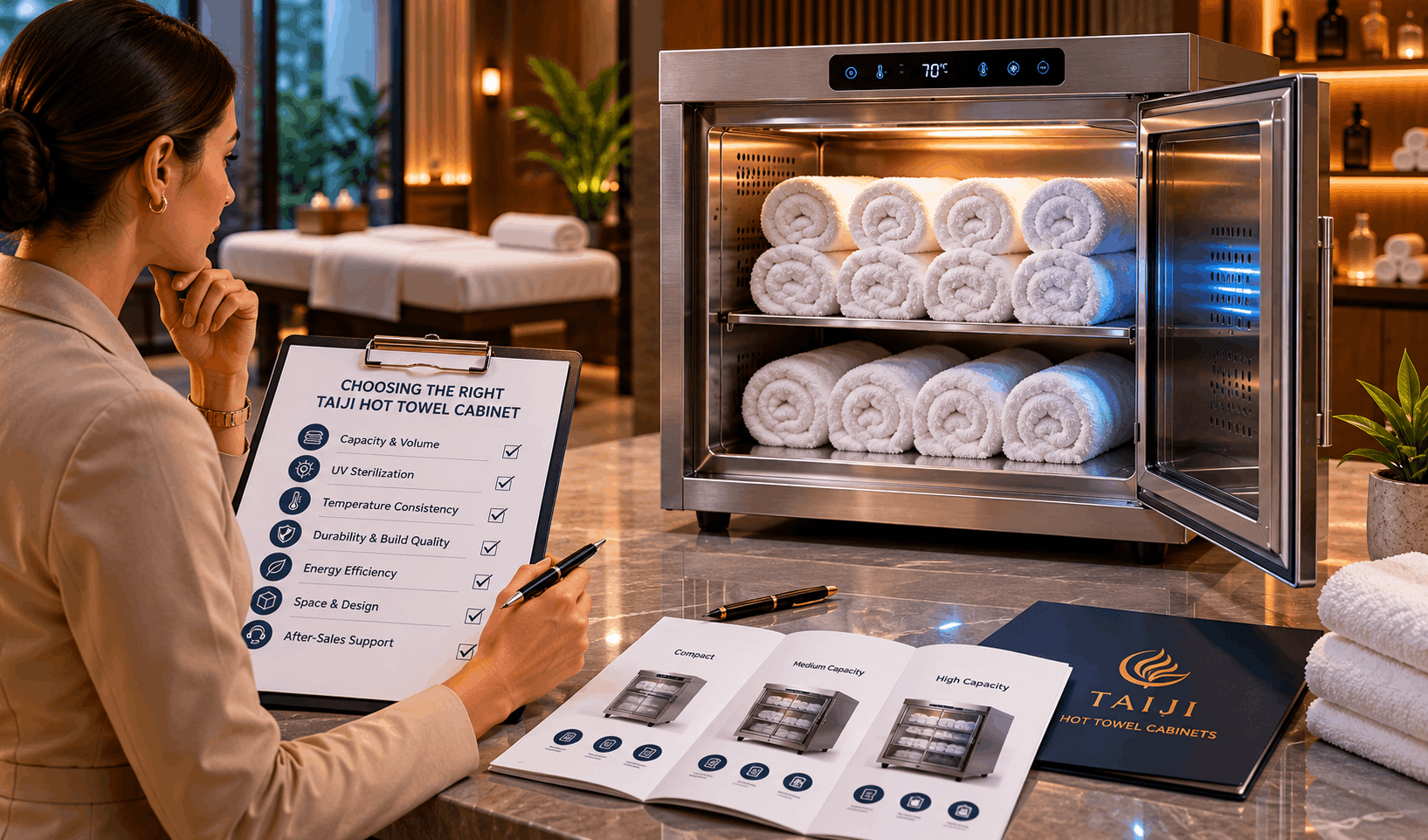 How to Choose the Right Taiji Hot Towel Cabinet A Buyer's Guide for Hotels and Spas